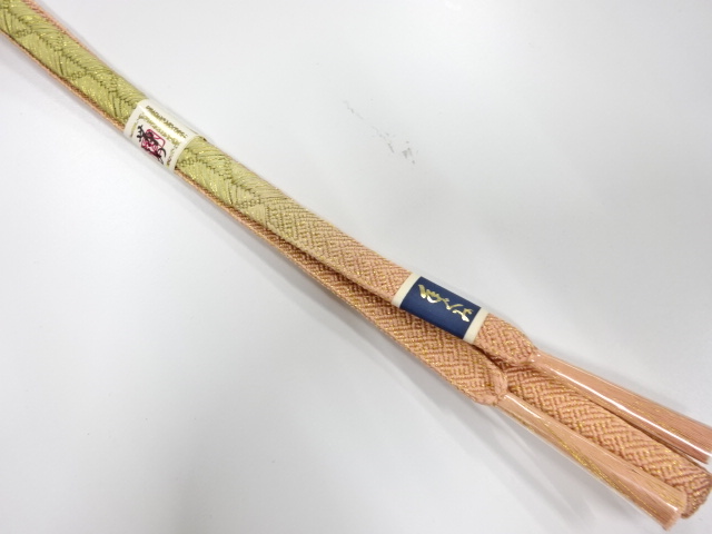 未使用品　正絹　手組帯締め